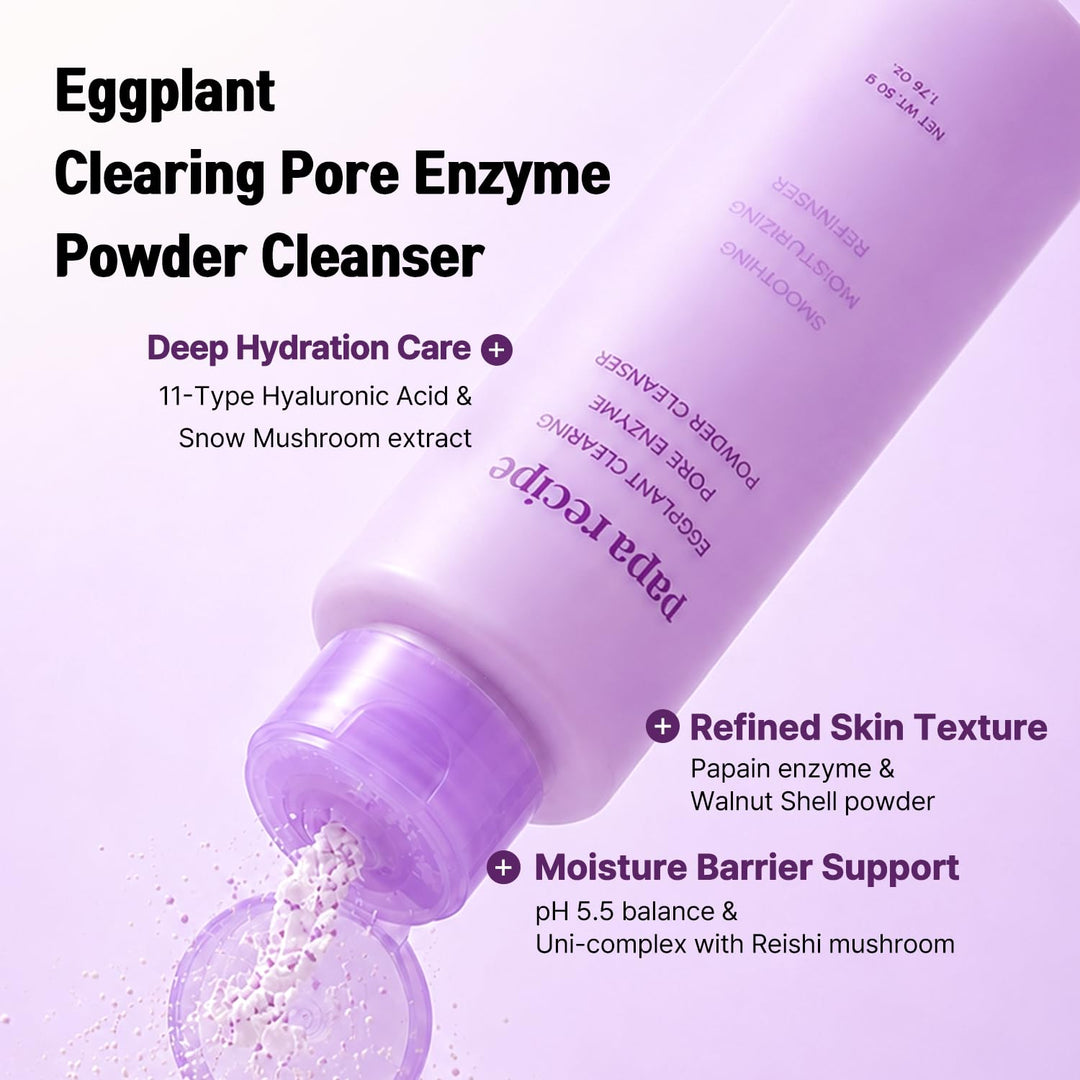 Eggplant Clearing Pore Enzyme Powder Cleanser