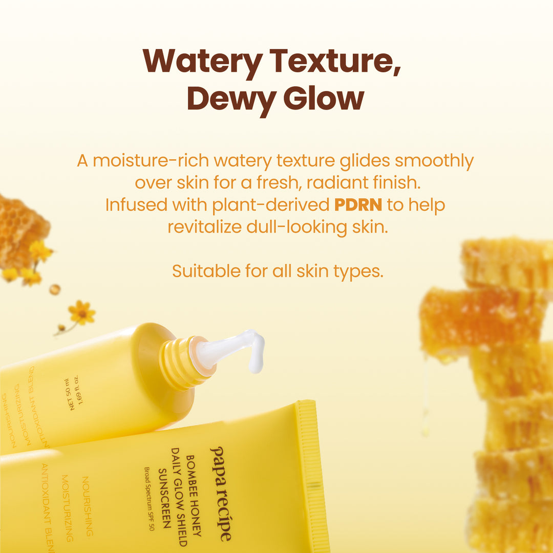 NEW - Bombee Honey Daily Glow Shield Sunscreen