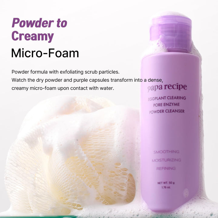 Eggplant Clearing Pore Enzyme Powder Cleanser