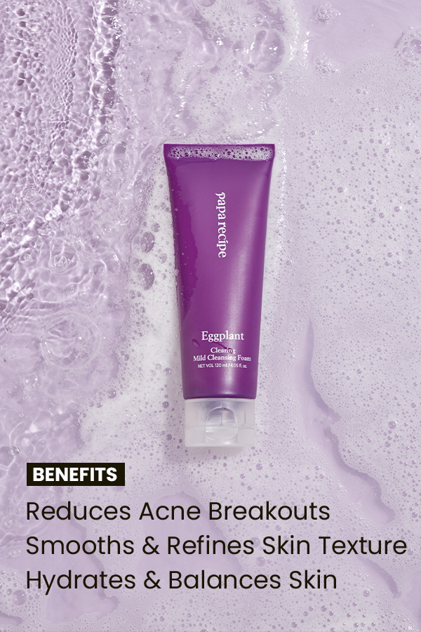 Eggplant Clearing Mild Cleansing Foam