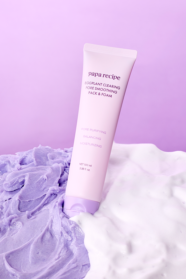 Eggplant Clearing Pore Smoothing Pack & Foam