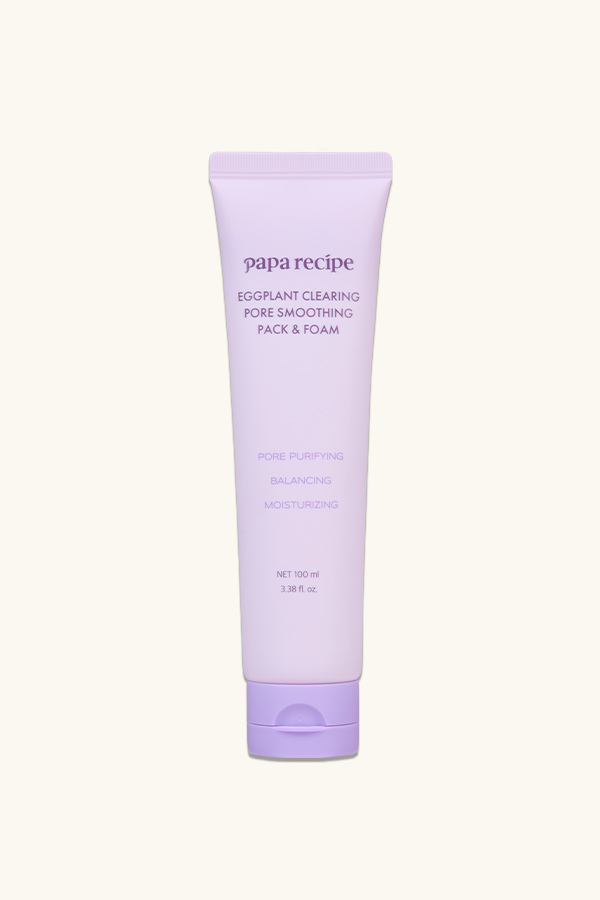 Eggplant Clearing Pore Smoothing Pack & Foam