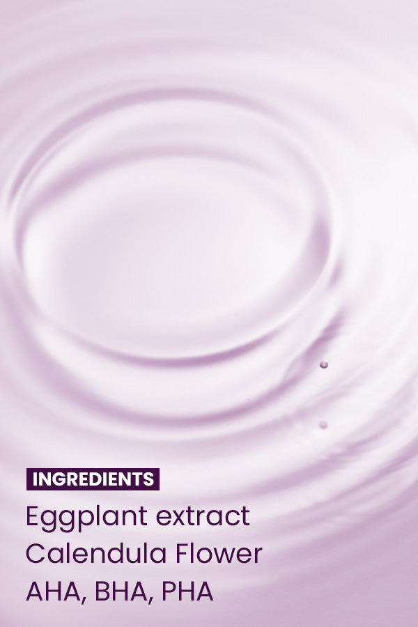 Eggplant Clearing Peeling Pad Toner