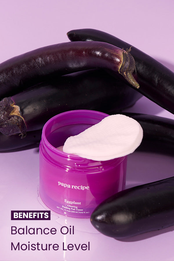 Eggplant Clearing Peeling Pad Toner