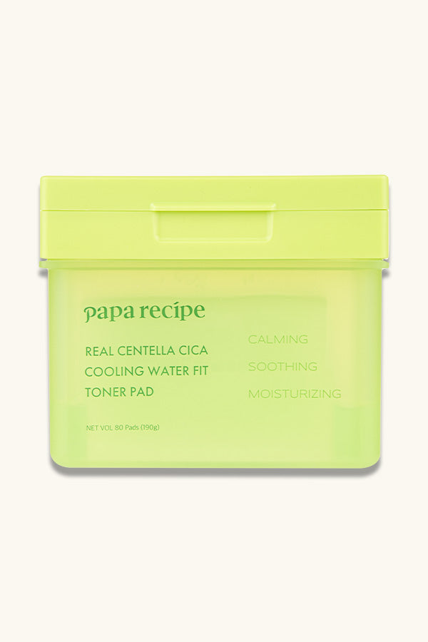 Real Centella Cica Cooling Water Fit Toner Pad