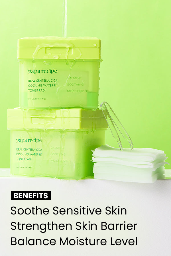 Real Centella Cica Cooling Water Fit Toner Pad